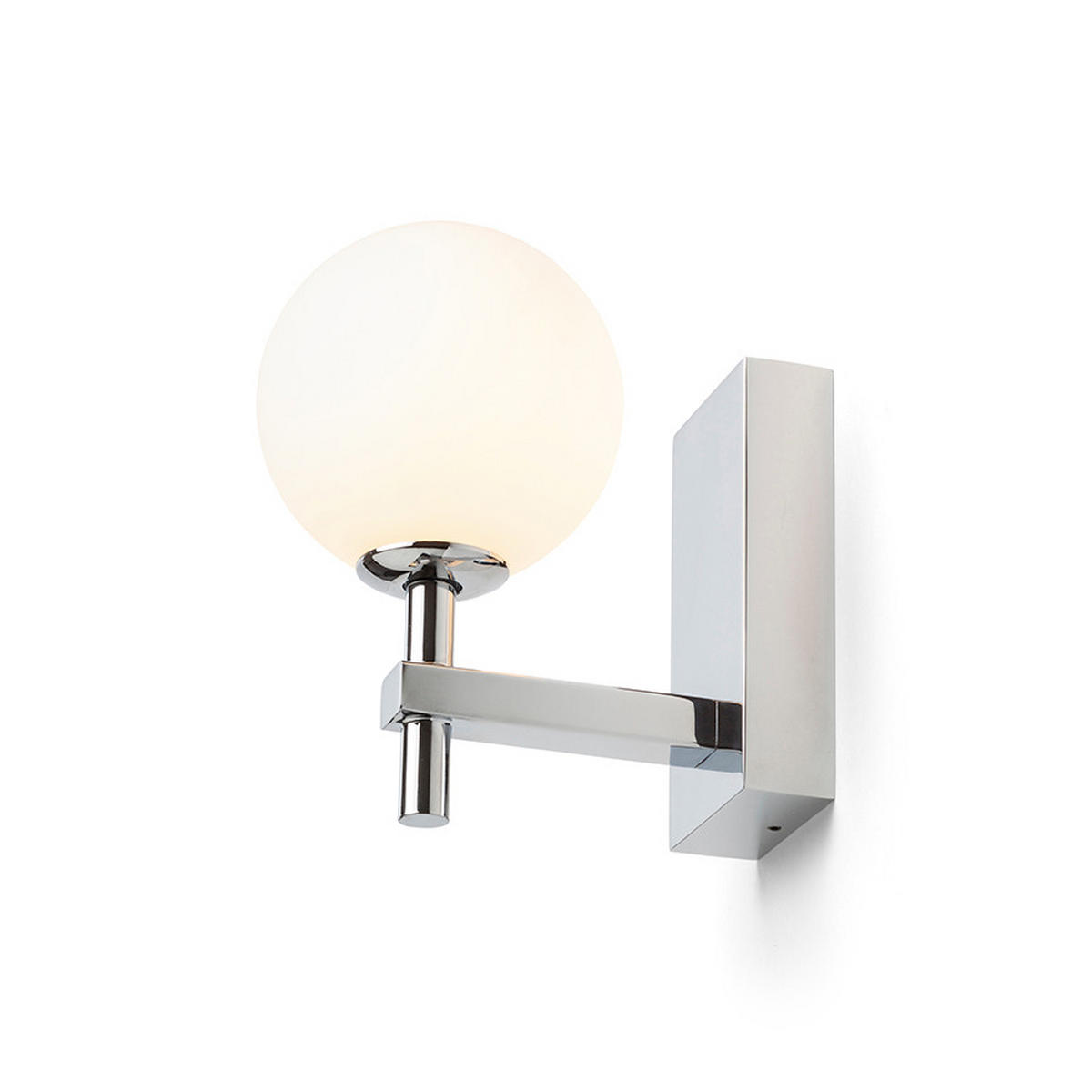 WANDLEUCHTE PEGGY Chrom 6 W IP44 - Chromfarben, Metall (95/165/148cm) - Rendl