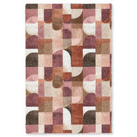 KOBERCE - Geometria - Moderné - Retro - 150x230 cm - viacfarebná, textil/plast (150/0.4cm) - OnlyWow