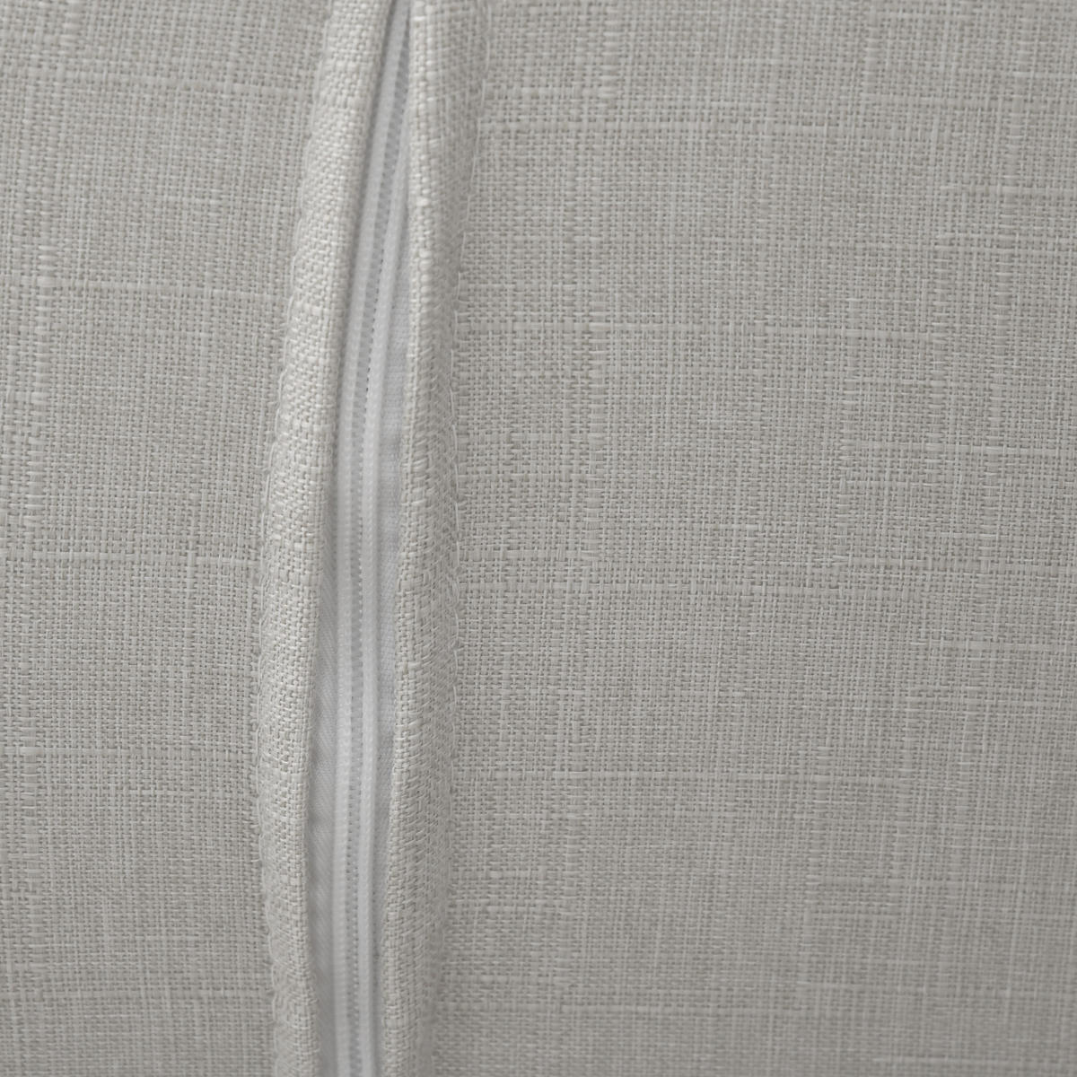 LOUNGESESSEL DE-07573 mit Hocker und Leinenoptik Hellgrau/Natur - Hellgrau, Holzwerkstoff (80/99/66.5cm) - ComfortXL