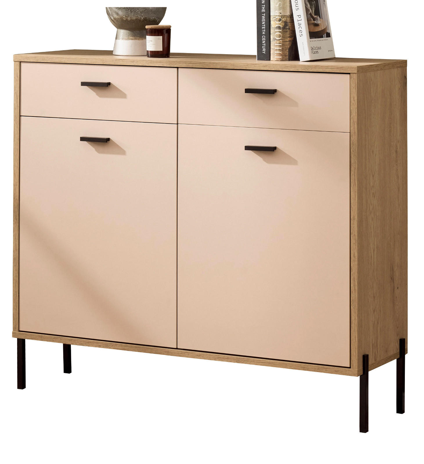 Furn.Design Kommode Kaschmir, Eiche 105x95x35 cm