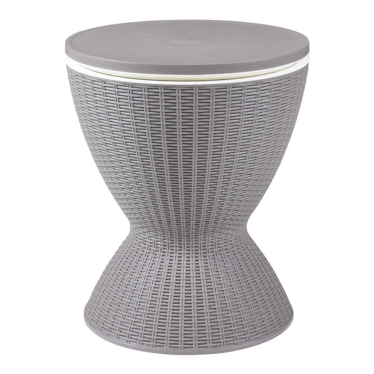 KÜHLTISCH Atessa - Hellbraun, Kunststoff (48.5/48.5/58cm) - casa.pro