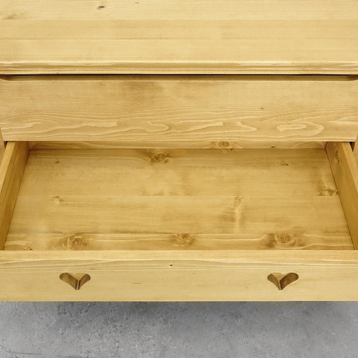 KOMMODE aus Massivholz MEXICANA - Honig, Holz (100/55/50cm) - Seart
