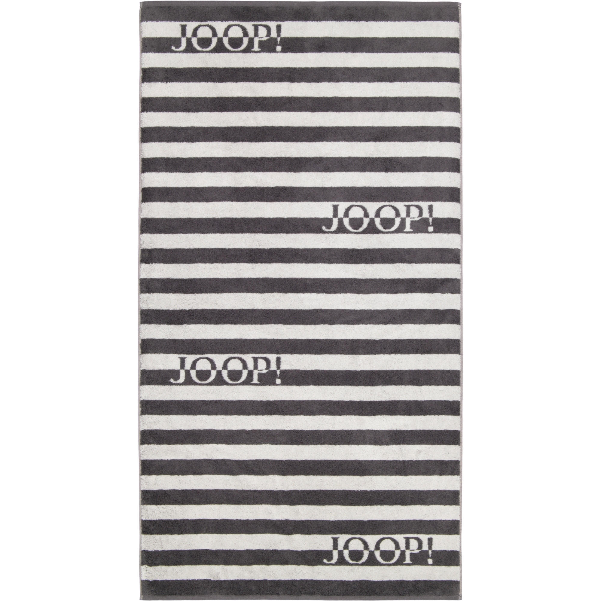 DUSCHTUCH SPLIT STRIPES 1713 STEIN - 77 - Grau, Textil (80/150cm) - Joop!