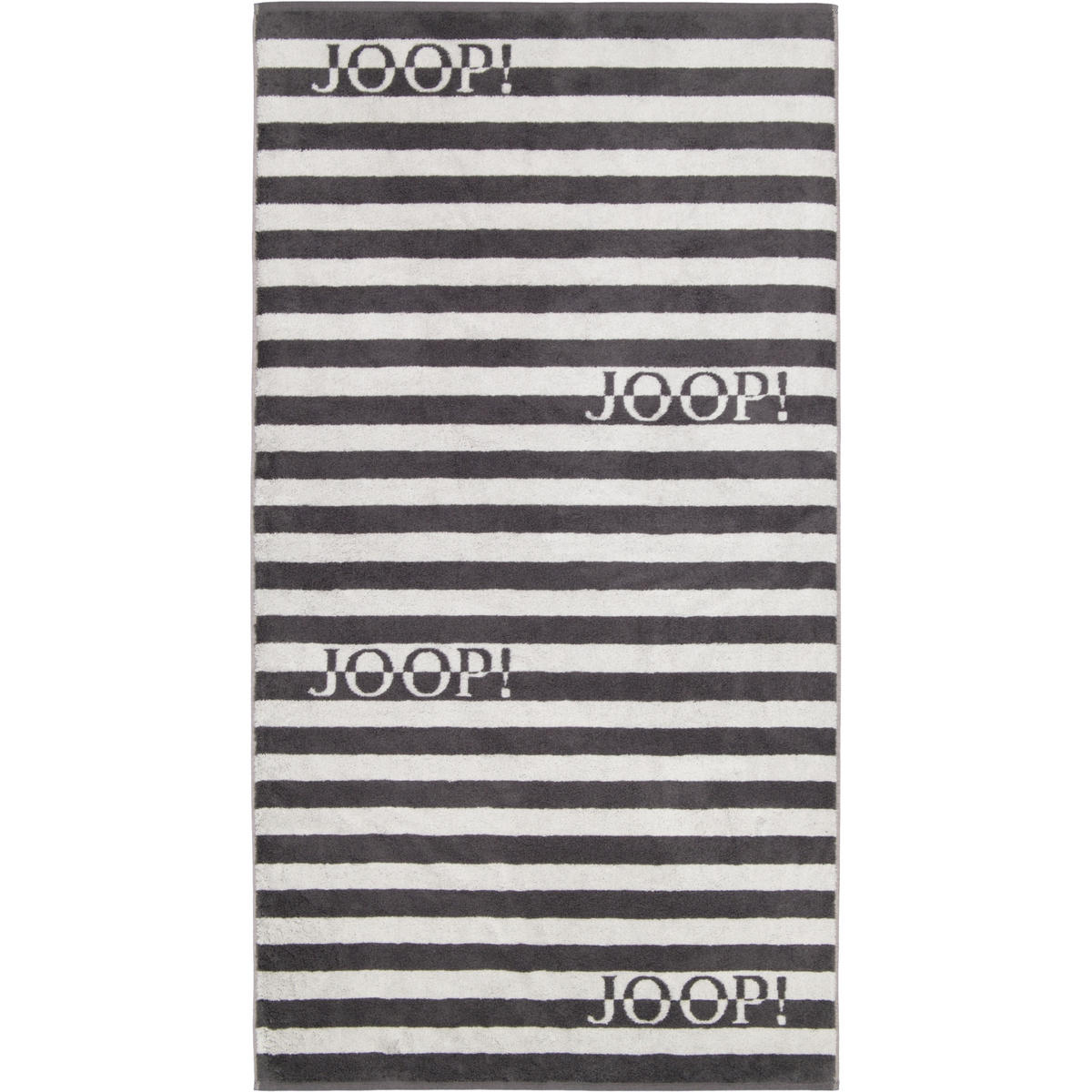 DUSCHTUCH SPLIT STRIPES 1713 STEIN - 77 - Grau, Textil (80/150cm) - Joop!