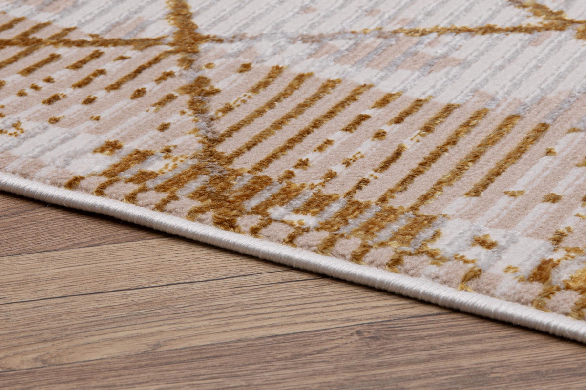 TEPPICH CRYSTAL Beige 160/220 cm - Beige, Textil (160/220cm) - Tapiso