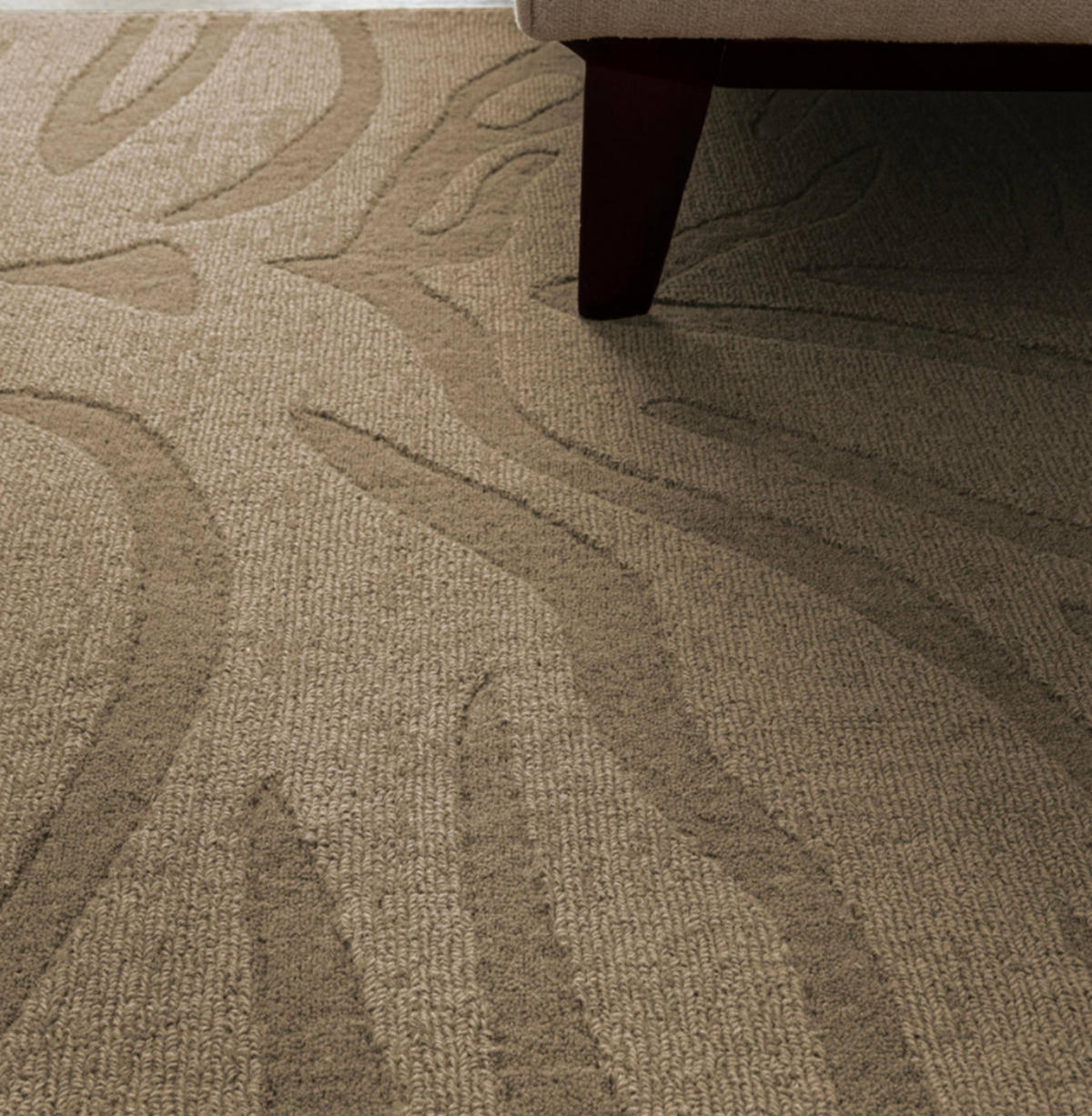 TEPPICH modern Flachgewebe MILL Braun 160 x 230 cm - Braun, Naturmaterialien (160/230cm) - Novatrend