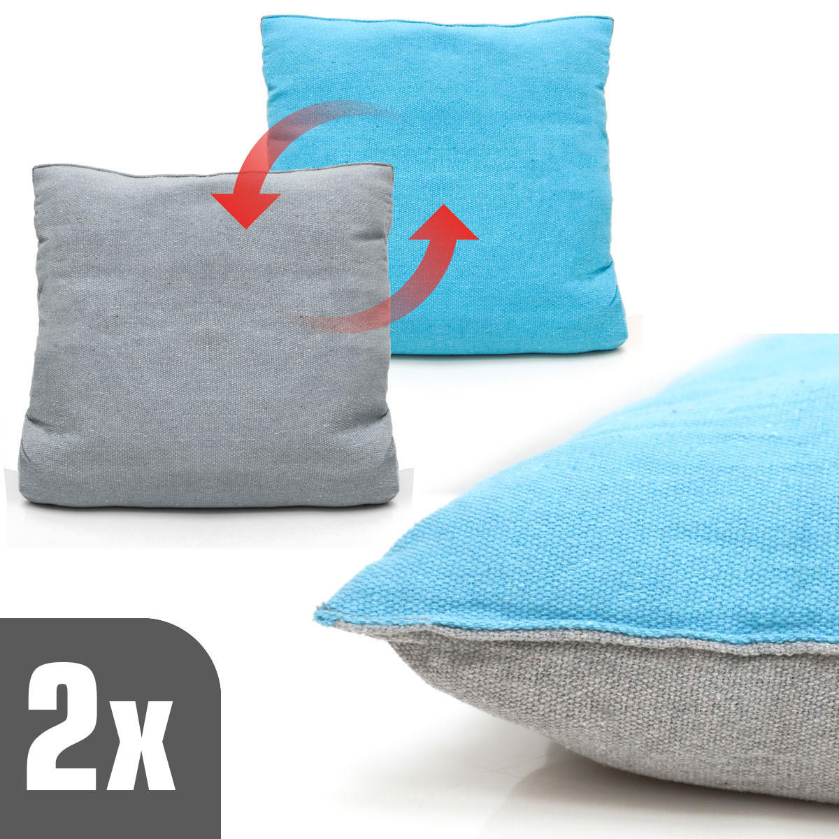 BALKON-HÄNGESESSEL bis 120kg, 130/95cm, Grau - Grau, Textil (95/130/130cm) - Amanka