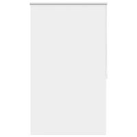 VERDUNKELUNGSROLLO 84,4/175 cm Stoffbreite 80 cm aus Polyester Weiß - Weiß, Textil (80/175cm) - vidaXL