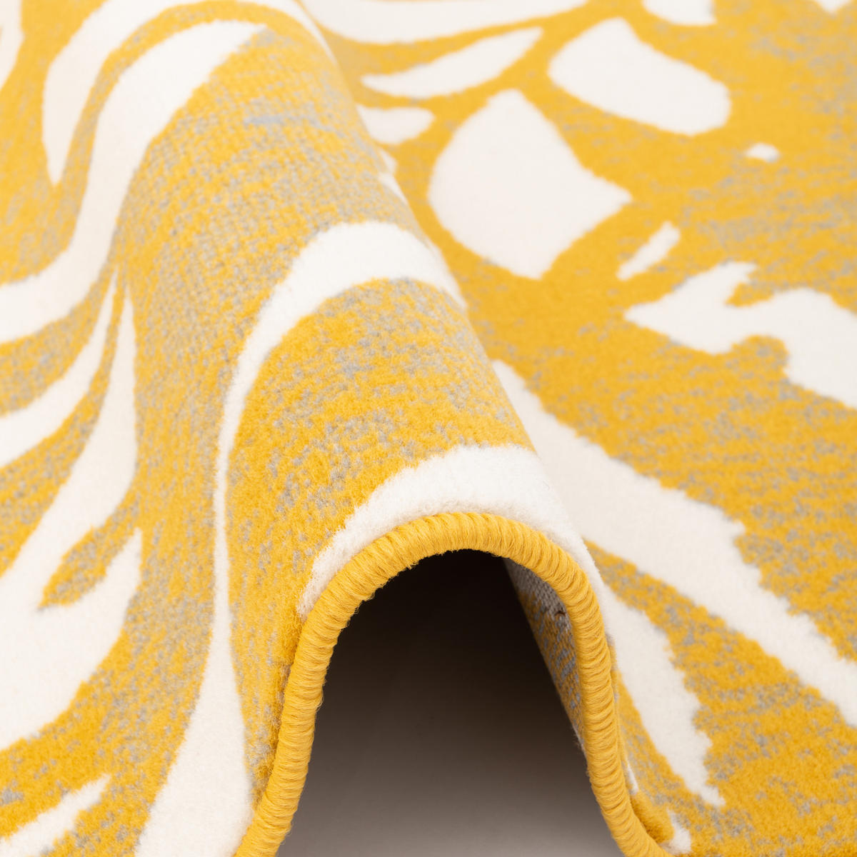 DESIGNER TEPPICH SAMBA MODERN FLOWER - Gelb, Textil (160/230cm) - Pergamon