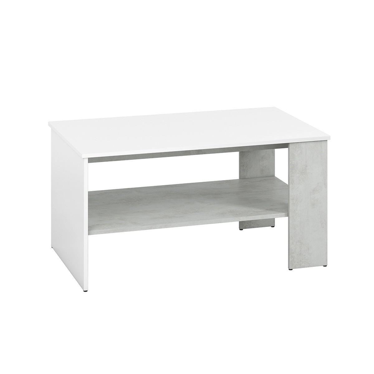 COUCHTISCH Orion Weiß - Weiß, Holzwerkstoff (60/100/52cm) - Petits-meubles