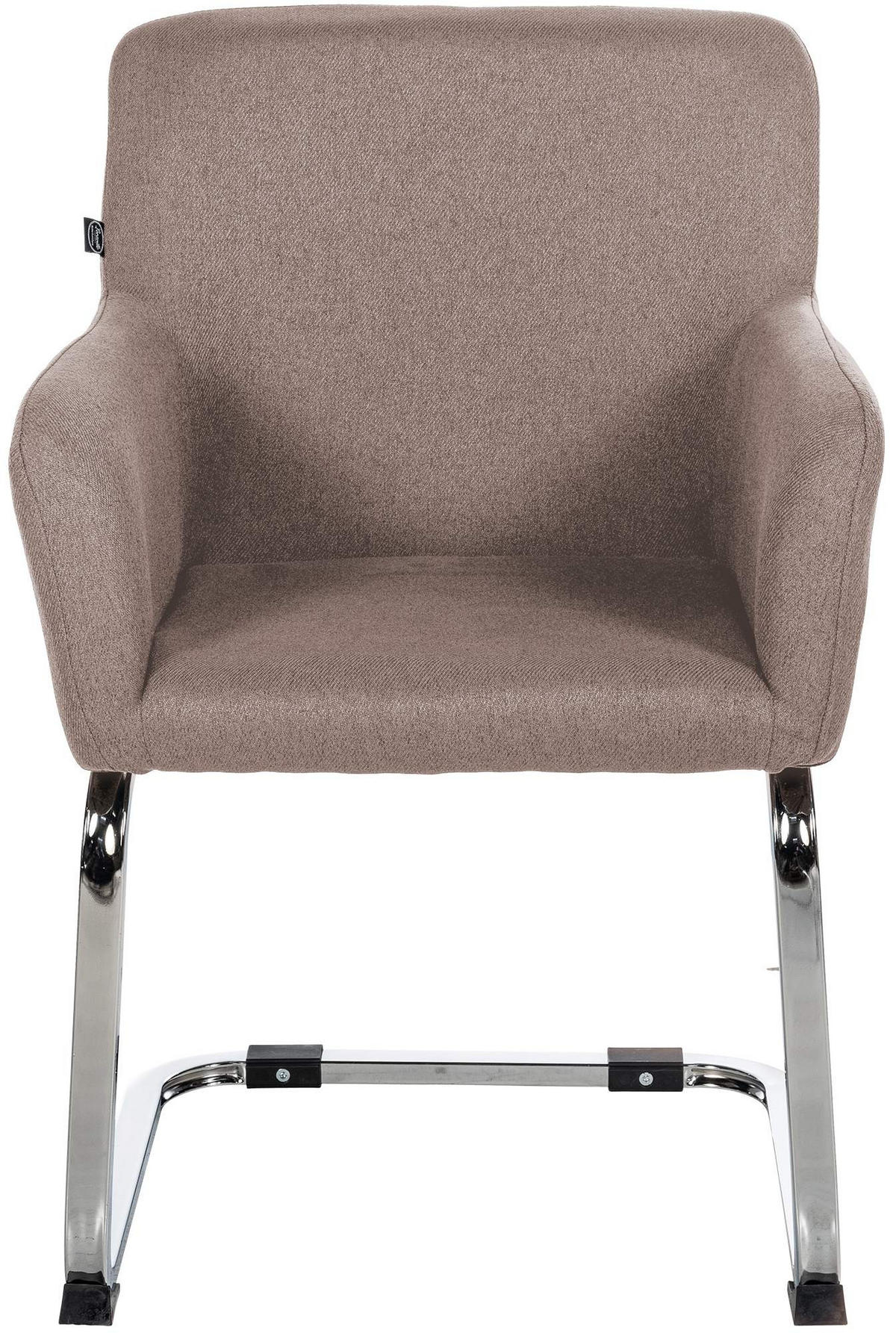 STUHL Pukki Stoff taupe - Grau, Metall (57/87/58cm) - TPFLiving