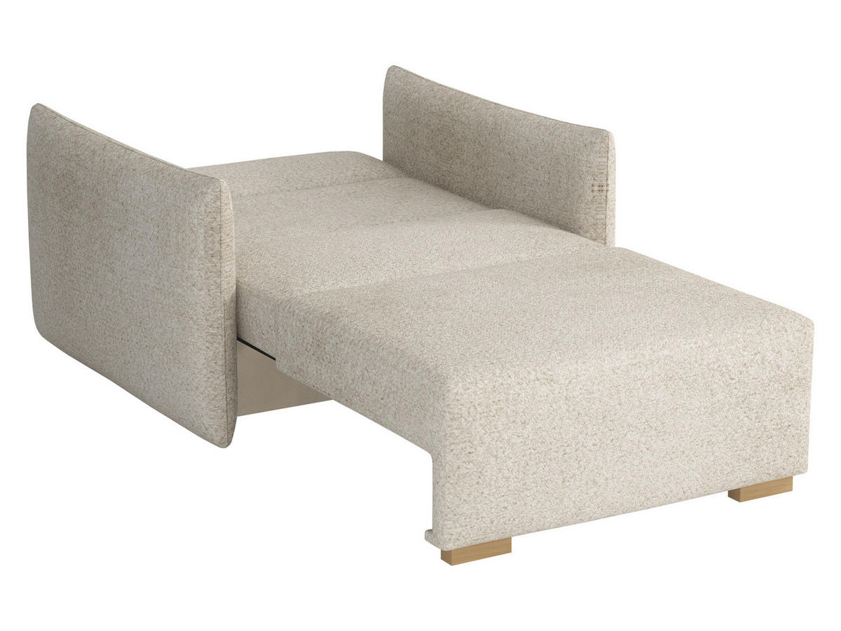 SCHLAFSOFA Viva Glov I - Naturfarben/Grau, Holz/Textil (104/85/98cm) - MIRJAN24