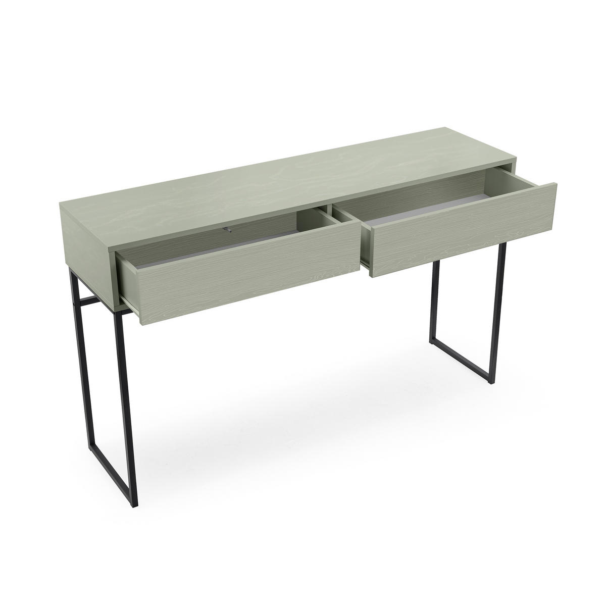 KONSOLENTISCH Giana mit 2 Schubladen, 137 cm, Eukalyptusfarbe - Eukalyptusholzfarben, Holzwerkstoff (37/137/83cm) - Beautysofa
