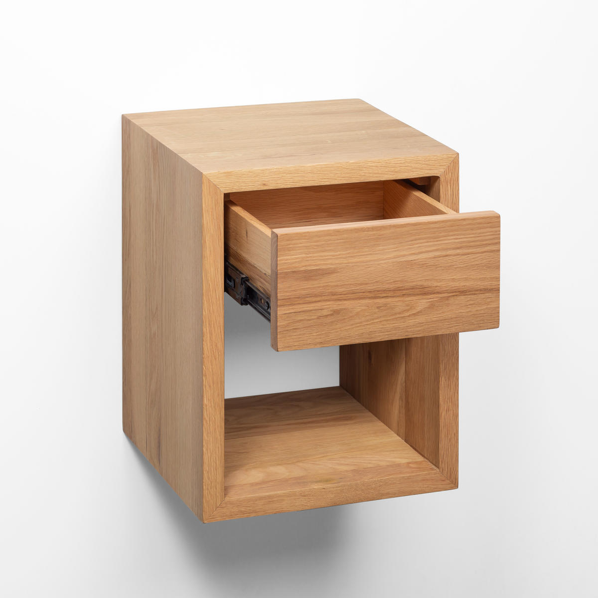 NACHTTISCH Hugo, Eiche, 30/30/39 cm - Eichefarben, Holz (30/39/30cm) - WOODEK