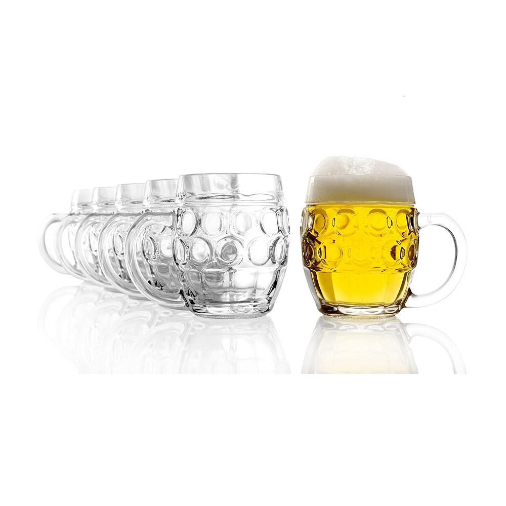 BIERKRUG Tübinger 0,5 l 6er Set - Transparent, Glas (0.5L) - Stölzle
