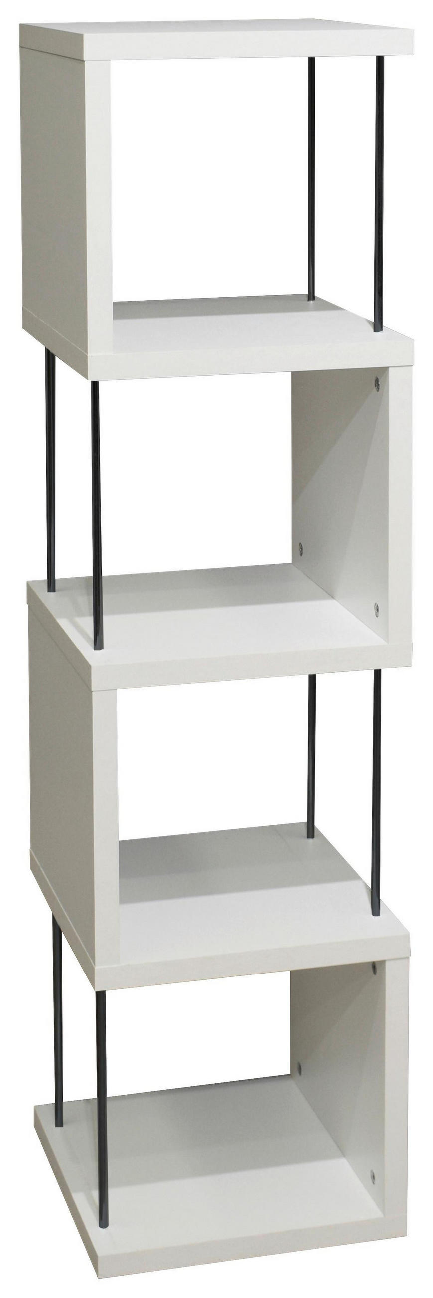 STANDREGAL in Weiß - Weiß, Holzwerkstoff (33/126/33cm) - Mömax