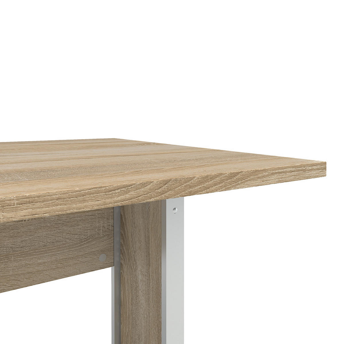 SCHREIBTISCH Eiche Dekor - Eiche Wotan, Holzwerkstoff (80/120/74cm) - ebuy24