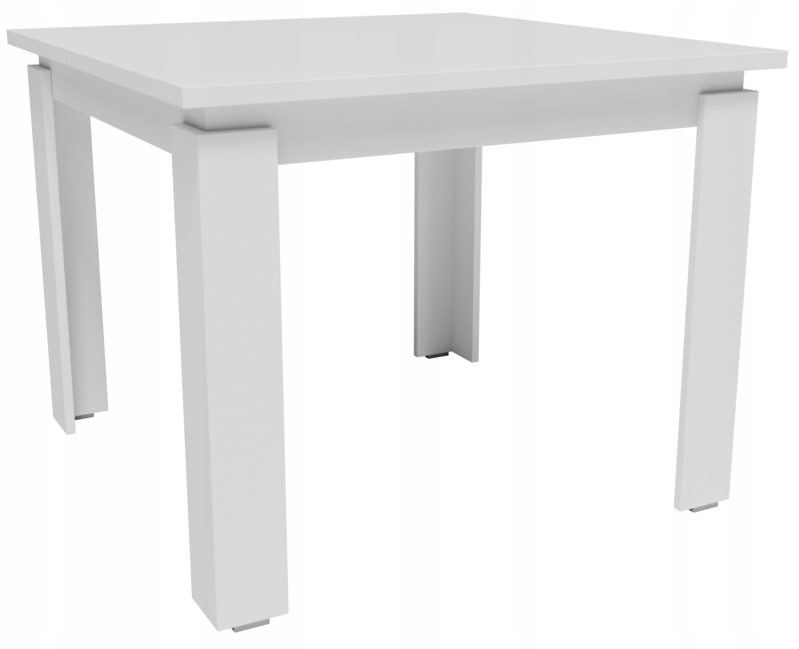COUCHTISH CR3-STERN-55 Weiß 55/55/43 cm - Weiß, Holzwerkstoff (55/55/43cm)
