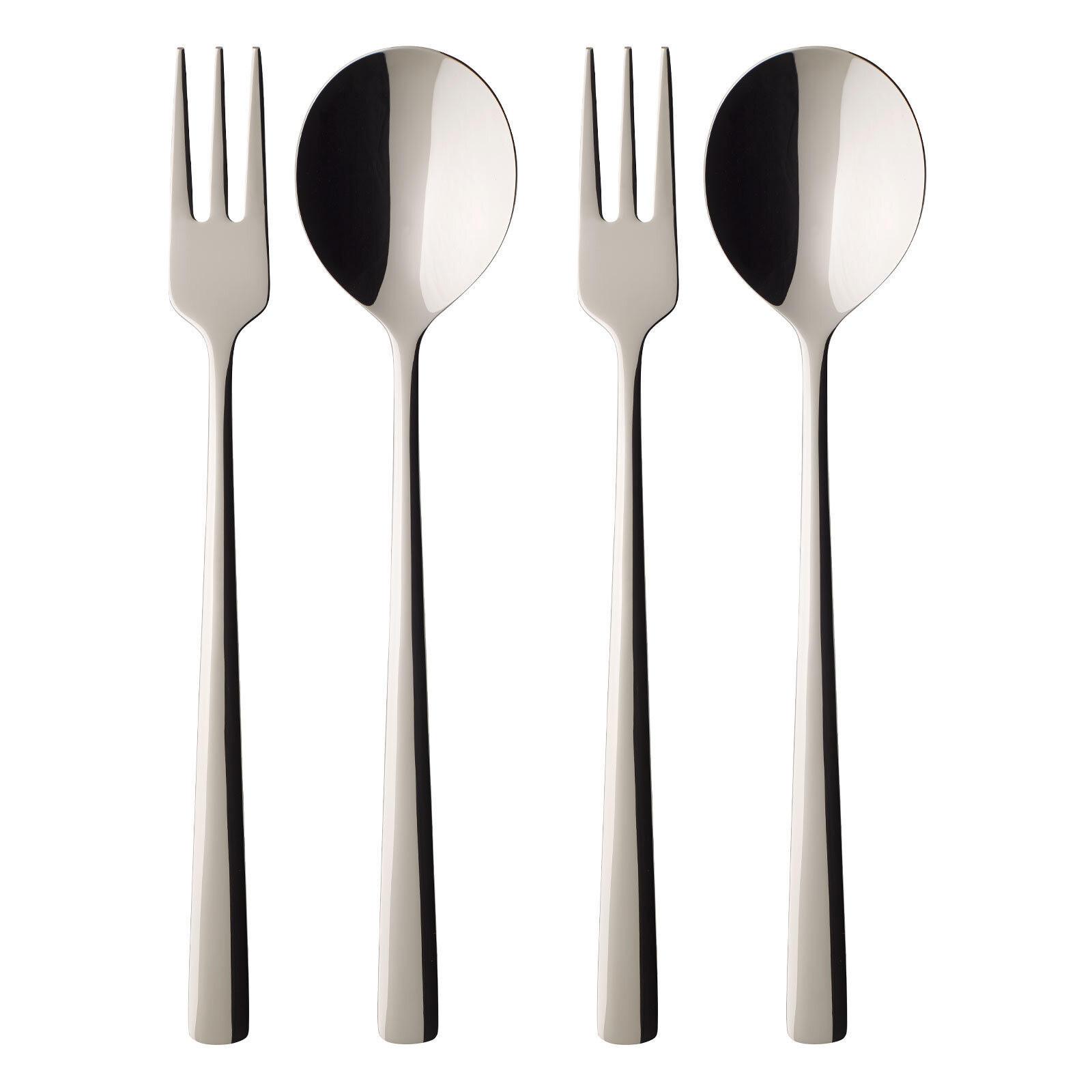 SPAGHETTI BESTECK-SET Daily Line silber 21,5 cm - Silberfarben, Metall - Villeroy & Boch