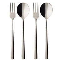 SPAGHETTI BESTECK-SET Daily Line silber 21,5 cm - Silberfarben, Metall - Villeroy & Boch