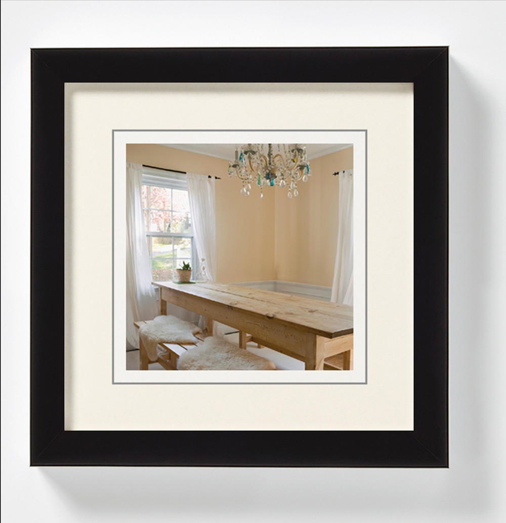 BILDERRAHMEN Peppers Holzrahmen 13x13 Schwarz - Schwarz, Holzwerkstoff (15.5/15.5/1.5cm) - walther design