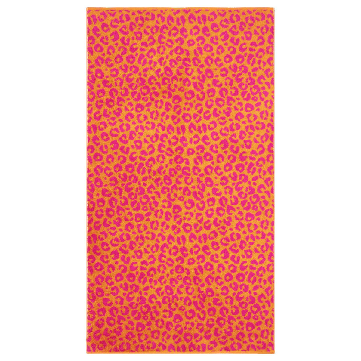 DUSCHTUCH TWO-TONE LEO 540 PINK - 23 - Rosa, Textil (80/150cm) - Cawoe
