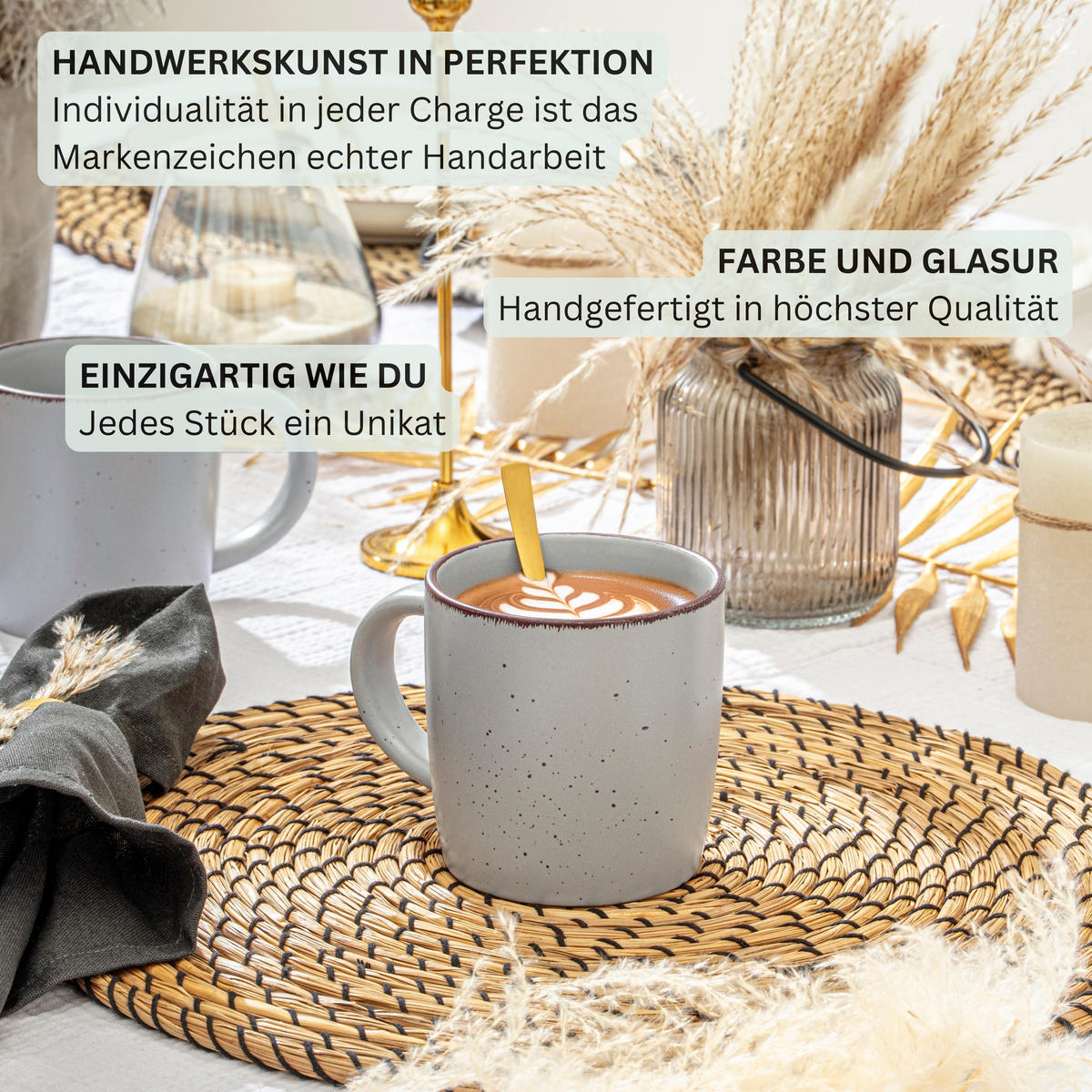 TAFELSERVICE BOMBAY SKY SHADES - 36 teilig aus Steingut - Blau/Multicolor, Stein (50/30/80cm) - Sänger