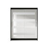 SCHWEBETÜRENSCHRANK Westa XIII - Silberfarben/Multicolor, Holzwerkstoff/Metall (150/200/58cm) - MIRJAN24