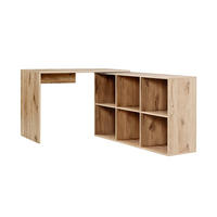 ECKSCHREIBTISCH Der Produktive - Eichefarben, Holzwerkstoff (54/112/77cm) - Mokebo