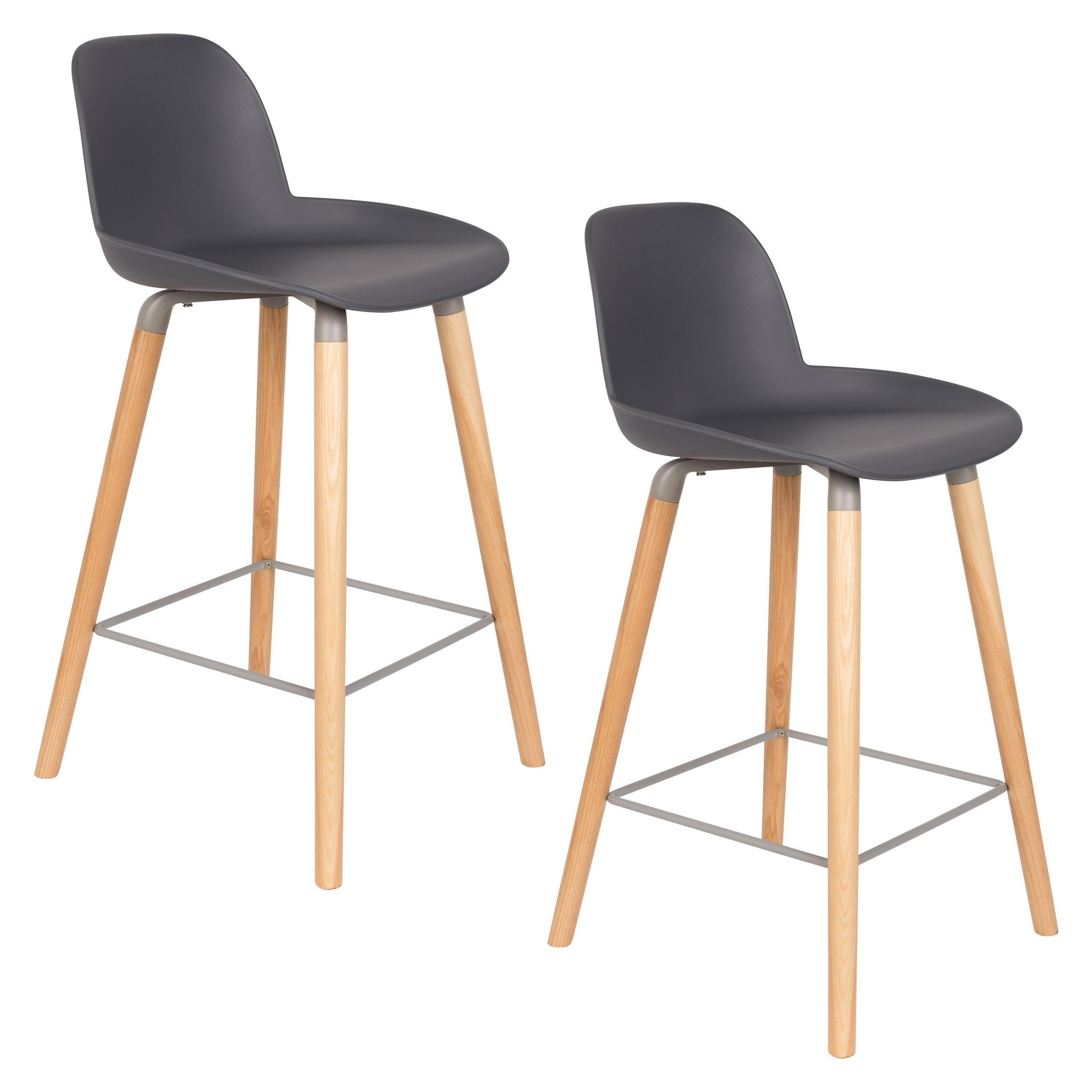 Zuiver Barhocker Grau 45x89x47.5 cm