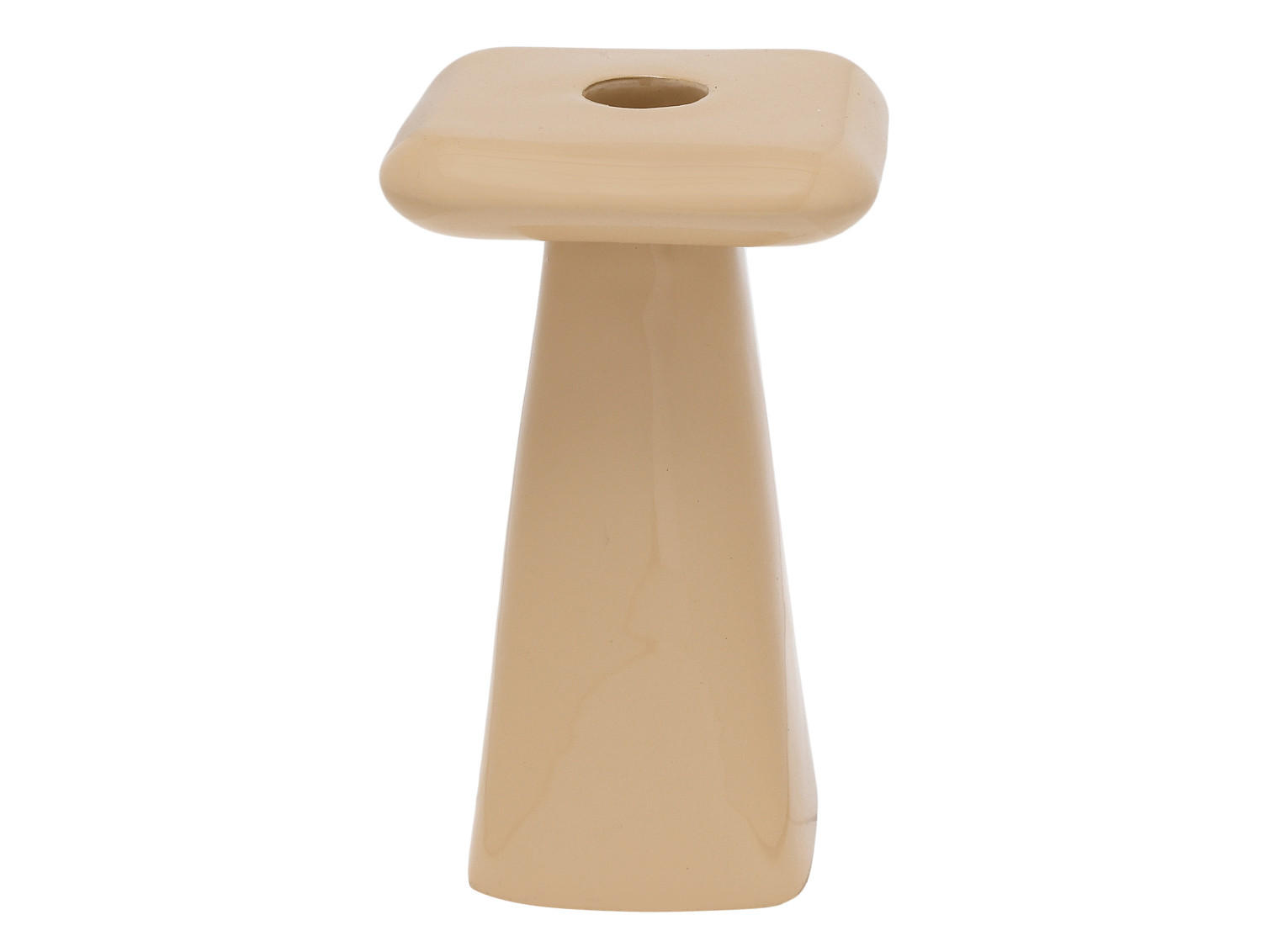 KERZENHALTER Roca Braun 9/9/15 cm - Braun, Metall (9/15/9cm) - Present Time