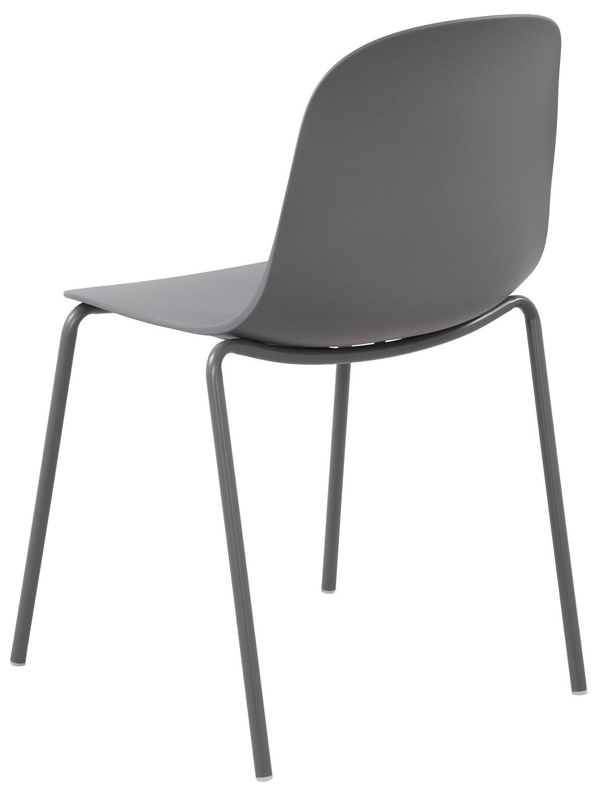 GARTENMÖBEL-SET Ella 2 Stühle 162x60x85cm Kunststoff Dunkelgrau Balkonset - Dunkelgrau, Kunststoff - DELUKE