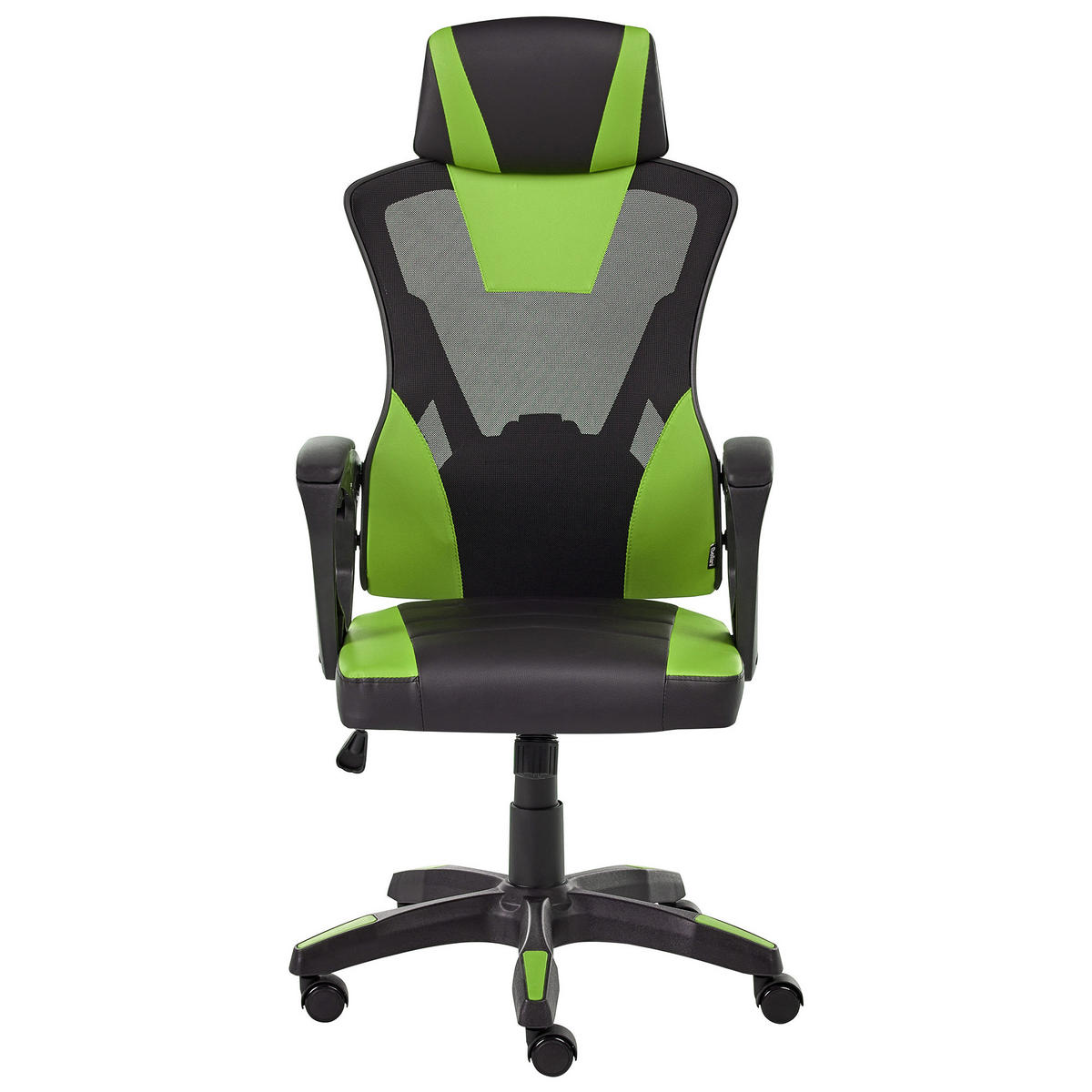 BÜROSTUHL Kunstleder Limettengrün Ignis - Limette, Kunststoff (60/112/60cm) - Beliani