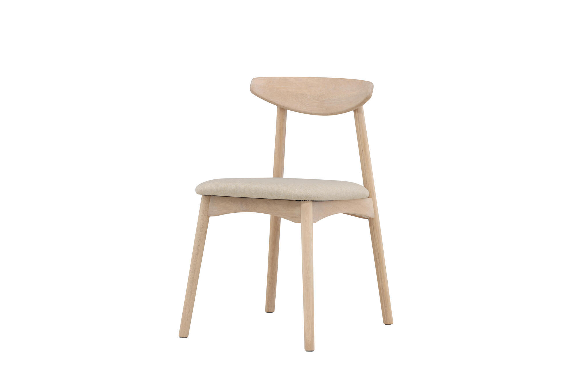ESSZIMMERSTUHL VEN Beige 47x54x80 cm - Beige, Holz (47/80/54cm) - FURNLUX