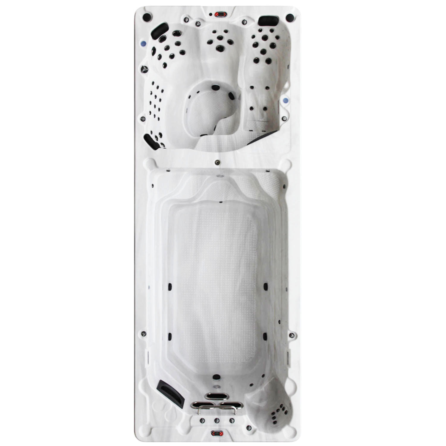WHIRLPOOL St. Lawrence 6m langes Swim Spa - Weiß Hochglanz, Kunststoff (228/137/594cm) - Canadian Spa Company