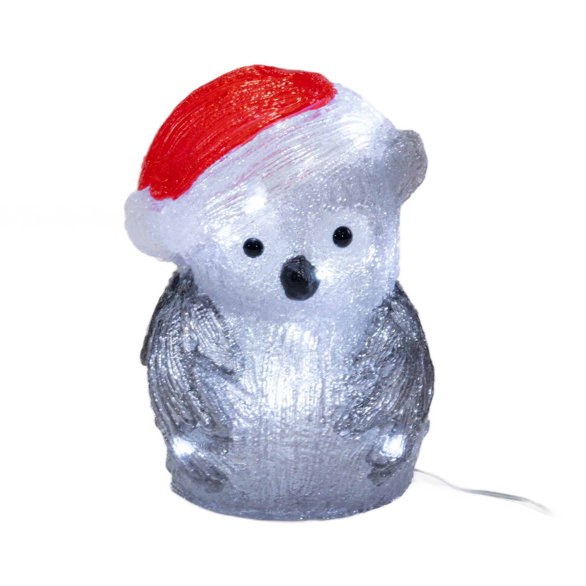 WEIHNACHTSDEKORATION Eule 24,7 cm - Multicolor, Kunststoff (14.5/24.7/17.5cm) - Fééric Lights and Christmas