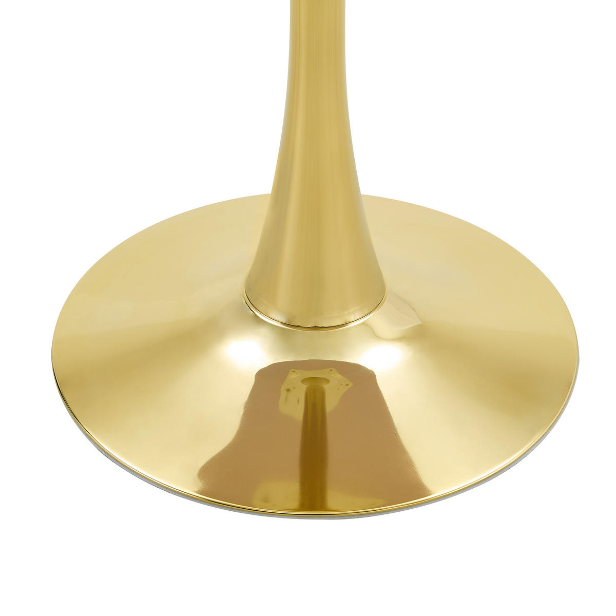 BARTISCH Ø60/72 cm mit Walnussoptik DE-40006 Gold - Goldfarben, Holzwerkstoff (60/60/72cm) - ComfortXL