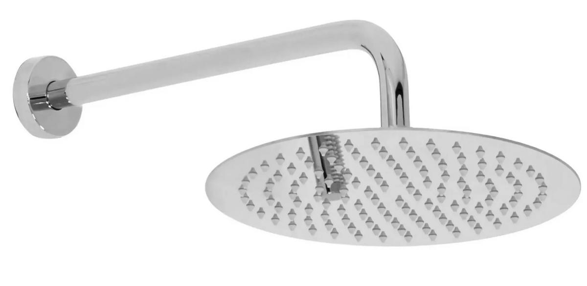 UNTERPUTZ Wannen-/duschset Rea Lungo Chrome + Ibox - Chromfarben, Metall (16/9/38.5cm) - REA