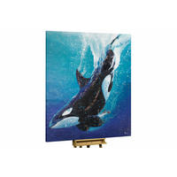 ÖLGEMÄLDE XXL Blau 150/200 cm - Blau, Holz/Textil (7.88/200cm) - KUNSTLOFT