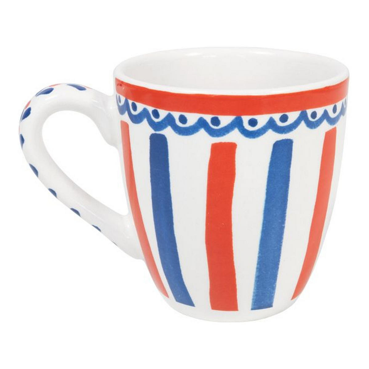 MINI-BECHER Streifen Hollands Glorie in Bunt - 200 ml - Multicolor, Keramik (0.2L) - Blond Amsterdam