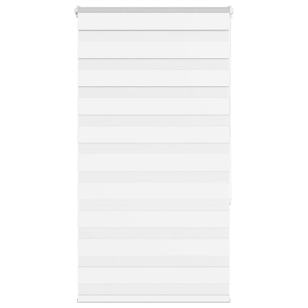 DOPPELROLLO 75/150 cm Stoffbreite 70,9 cm aus Polyester Weiß - Weiß, Textil (75/150cm) - vidaXL