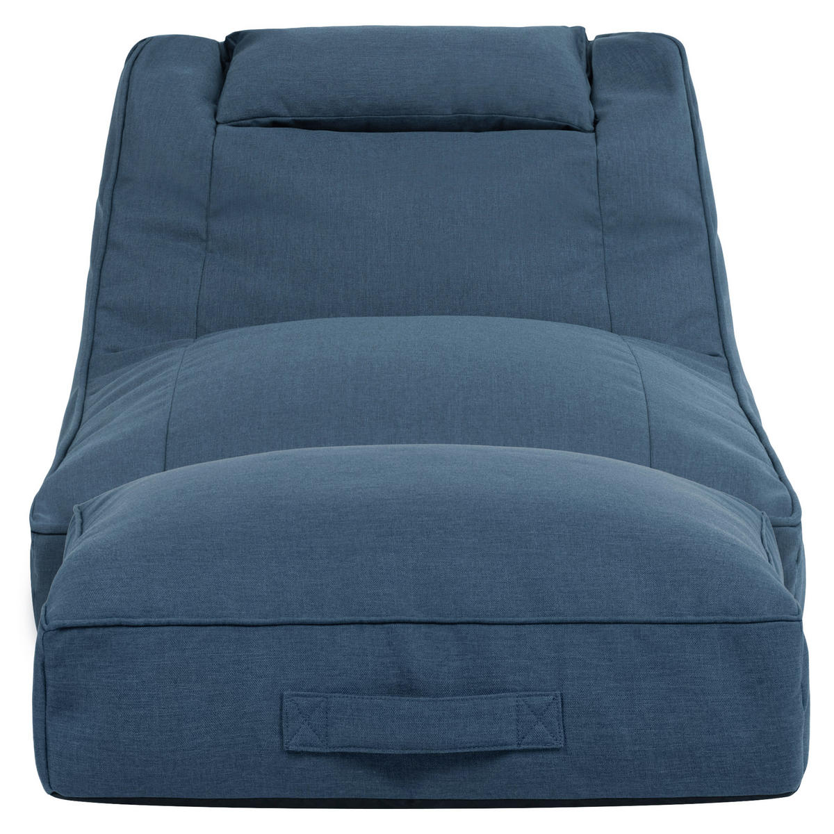 SITZSACK Outdoor mit Bodenkissen Nova - Blau, Textil (84/68/180cm) - icon