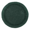 BADEMATTE 80 cm rund, 100% Baumwolle, wendbar - Dunkelgrün, Textil (80/80cm) - Homescapes