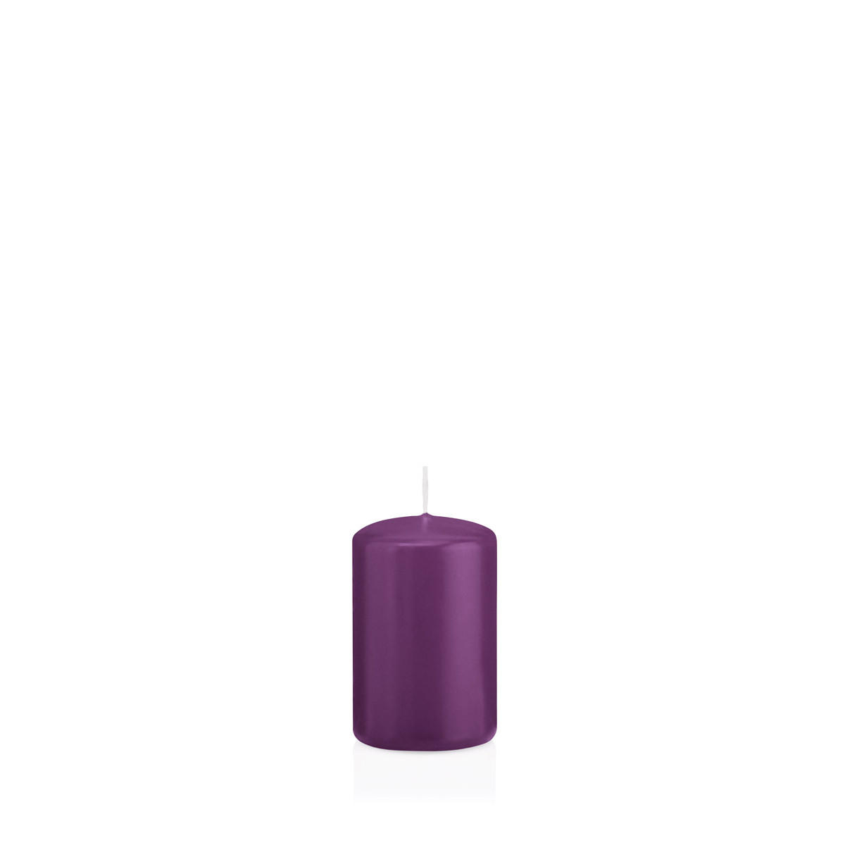 STUMPENKERZEN Brombeere Ø 48 x 80 mm, 24 Stück - Brombeere, Paraffin (5/8cm) - Wiedemann Kerzen