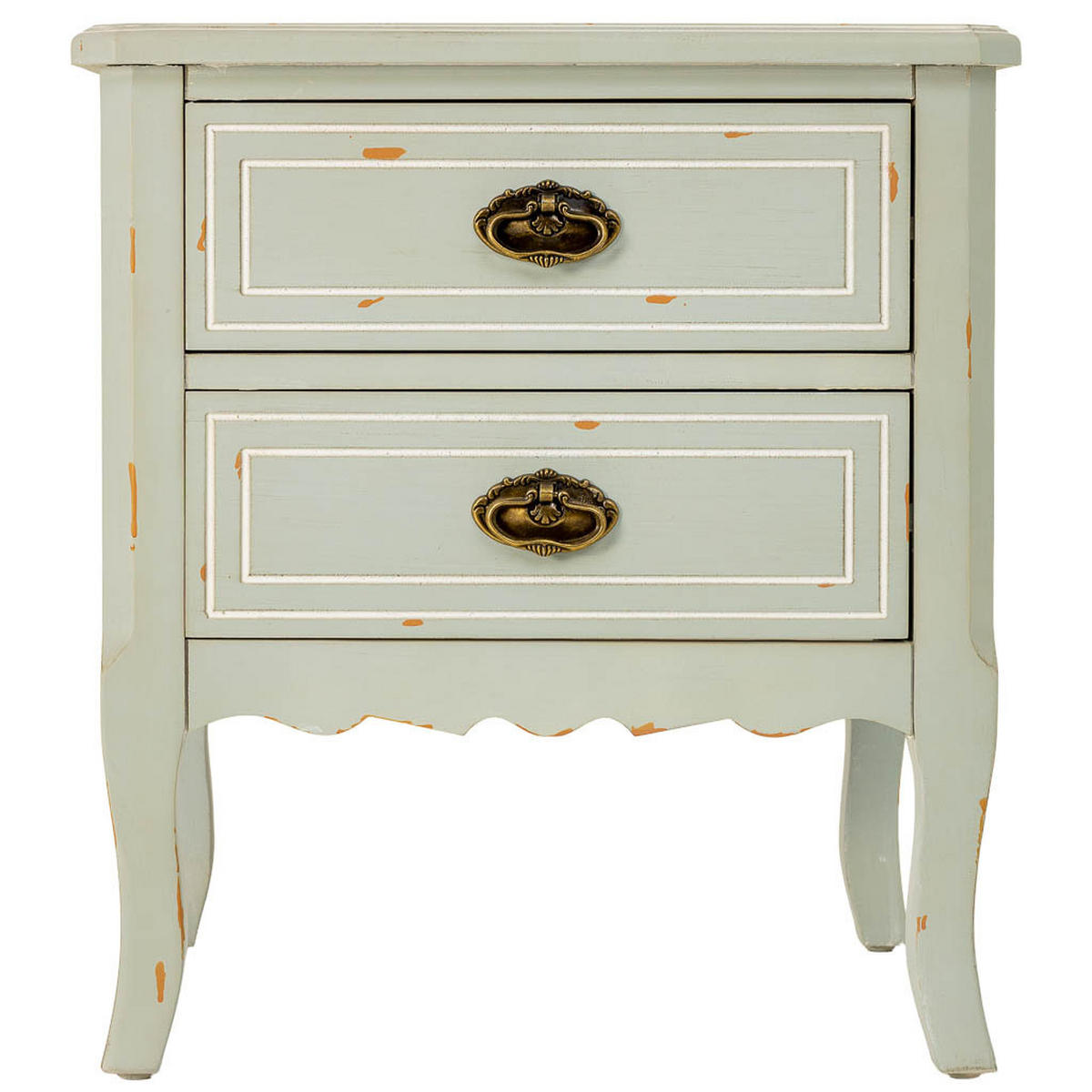 NACHTTISCH aus Holz, 50x38x55cm - Weiß, Holz (50/55/38cm) - Wanderlust