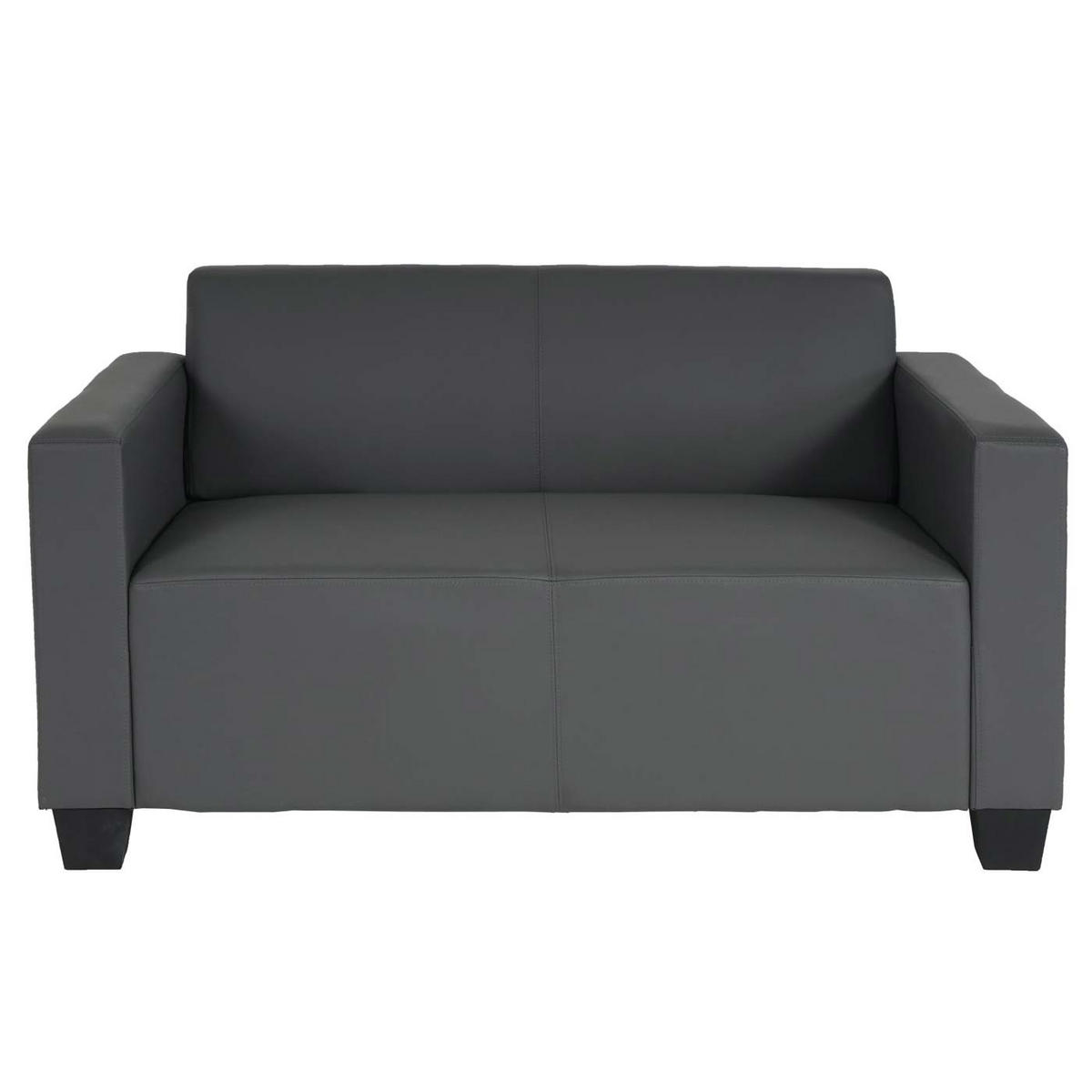 2-SITZER-SOFA Grau - Dunkelgrau/Grau, Textil (136/76/72cm) - MCW