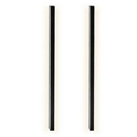 LED-DECKENLEUCHTE Macnamara(2er-set) 4/2.5/100cm - Schwarz, Metall (2.5/4/100cm) - Nettlife