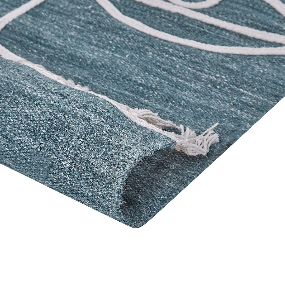 OUTDOOR-TEPPICH Yavu 150/80 cm - Blau, Kunststoff (80/150cm) - Beliani