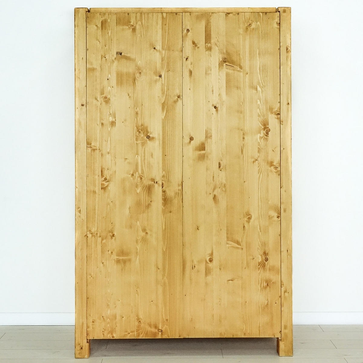 KLEIDERSCHRANK aus Massivholz Sara - Honig, Holz (125/200/55cm) - Seart