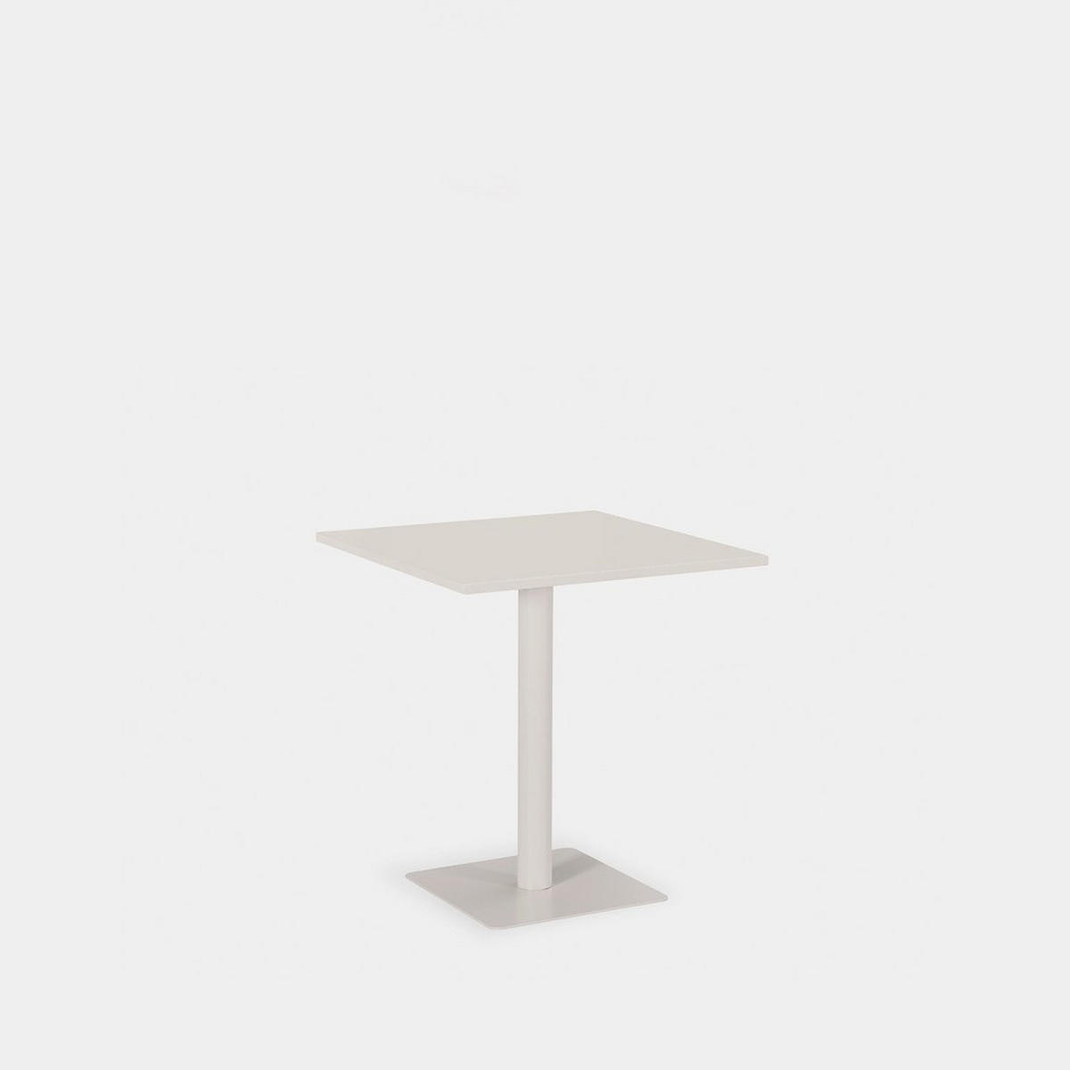 ESSTISCH Thule Beige 70 cm x 76 cm - Beige, Metall (70/70/76cm) - Klast Home